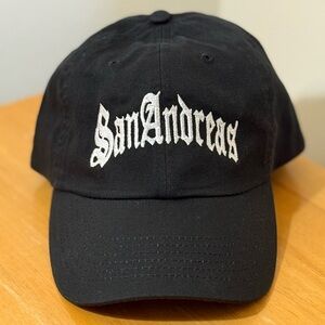 Black San Andreas StrapBack Hat Baseball Cap